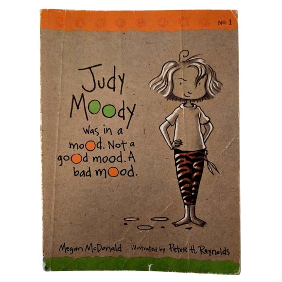 Judy Moody Was In A Mood Paperback Book No. 1 By Megan McDonald - Picture 1 of 2